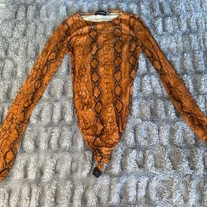 Pretty little thing sheer body suit